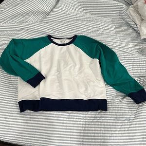 J. Crew Color Block Sweatshirt